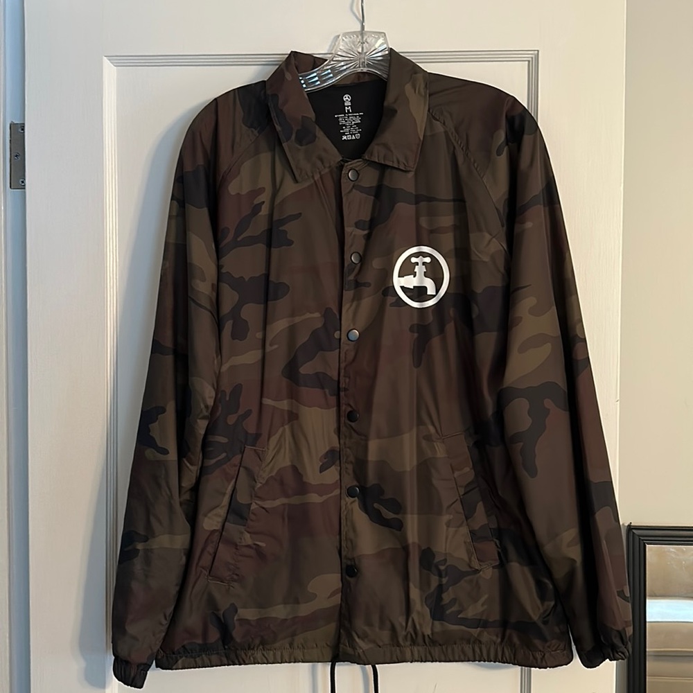 Drink Water Camo Coach’s Jacket